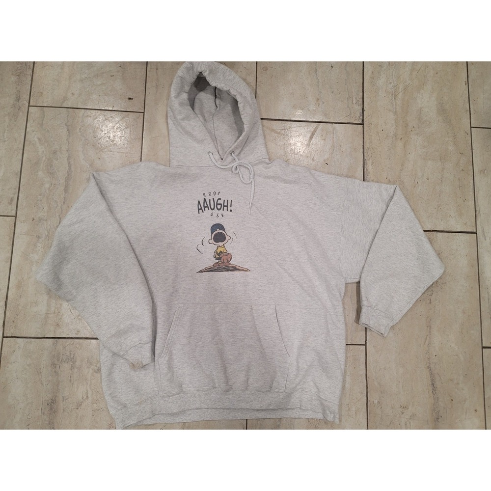 vintage Charlie brown hoodie long sleeve sweatshirt XL tall